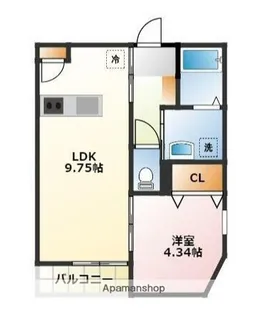 メゾン ドゥ レーヴⅠ【1階】の間取り