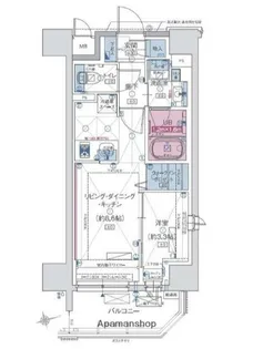 ソルティア藤沢鵠沼【2階】の間取り