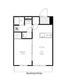 神奈川県藤沢市高倉【アパート】の間取り