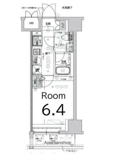CREST TAPP SHIN YOKOHAMA【7階】の間取り