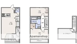 ミスラテラス妙蓮寺【1階】の間取り