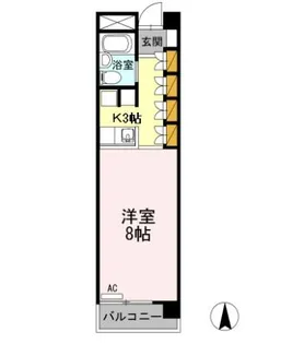 サンハイツ湘南【2階】の間取り
