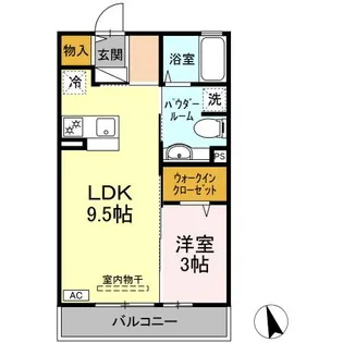 フォーレストコーポⅢ【2階】の間取り