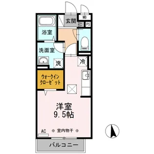 エスポアⅡ【1階】の間取り
