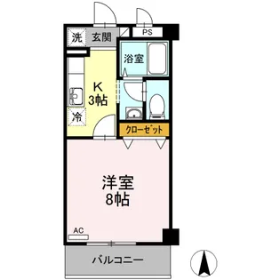 リビングタウン厚木【2階】の間取り