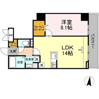 GRAND SOLEIL【3階】の間取り