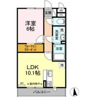 BLESS戸塚弥生台【3階】の間取り