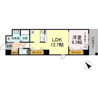 ノーブルヒルズ【4階】の間取り