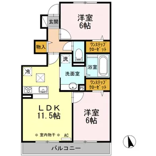 グランドソレーユ【1階】の間取り