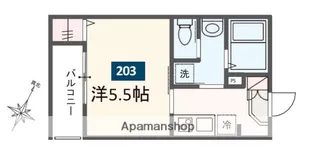 MELDIA東林間【2階】の間取り