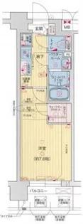 プレサンス横浜大通り公園【9階】の間取り