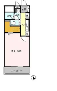 GEMINI ONNA【2階】の間取り