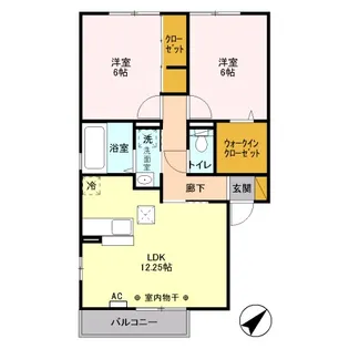 ボナール【1階】の間取り