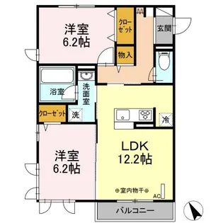 ベーチェル湘南【2階】の間取り