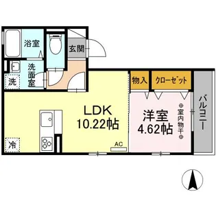 プランドール湘南【3階】の間取り