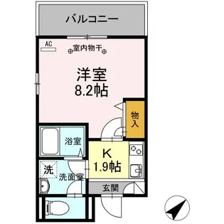 インパレス【3階】の間取り