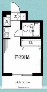 ブランニュー青葉台【2階】の間取り