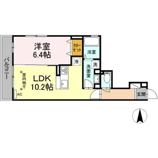 渚【2階】の間取り