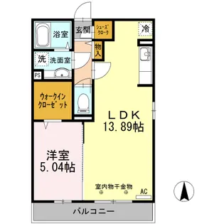 リベラマーロⅡ【3階】の間取り