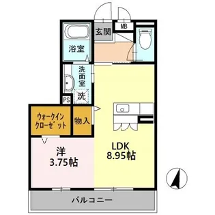 ユーハウス【3階】の間取り