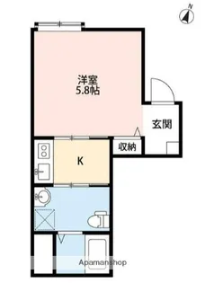 アレグリア逗子【3階】の間取り