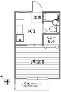 サニーコーポ豊田【2階】の間取り