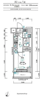 RELUXIA横濱元町【7階】の間取り