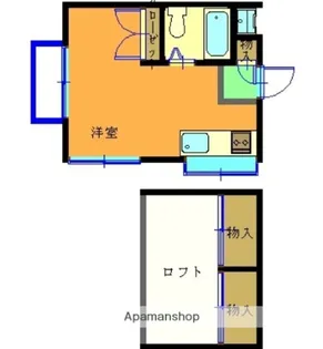 みゆきコーポⅡ【2階】の間取り