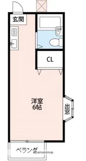 船越ハイリビング【2階】の間取り
