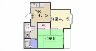 シーパレス【2階】の間取り
