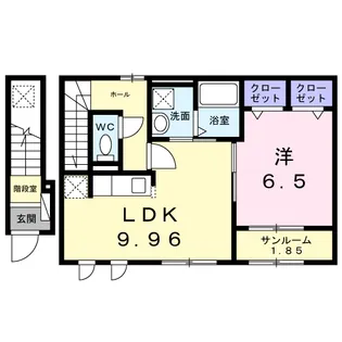 ソレイユメゾン【2階】の間取り