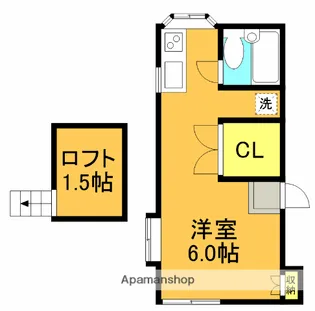 コーポ七沢【2階】の間取り