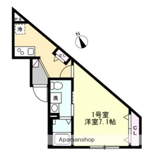 ベイルーム中山グランデ【3階】の間取り