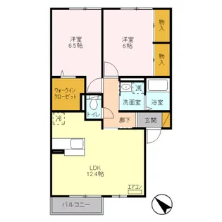 グランド ソレーユ【2階】の間取り