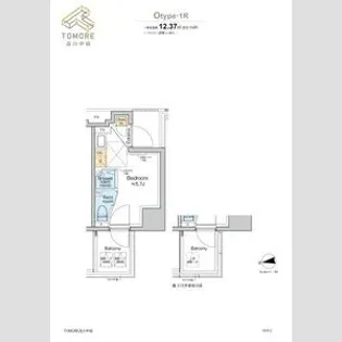 TOMORE品川中延【10階】の間取り