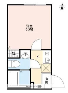 神奈川県大和市中央林間1丁目【アパート】の間取り