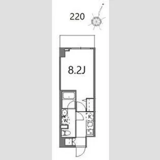 ティーステージジェイアール浜川崎【2階】の間取り