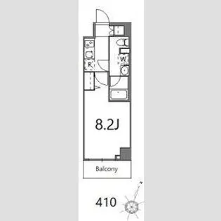 ティーステージジェイアール浜川崎【4階】の間取り