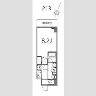 ティーステージジェイアール浜川崎【2階】の間取り