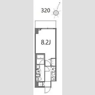 ティーステージジェイアール浜川崎【3階】の間取り