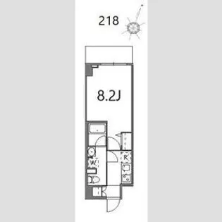 ティーステージジェイアール浜川崎【2階】の間取り