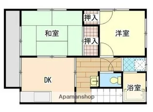 ヤスコビル【2階】の間取り