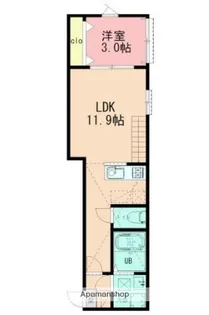 CREST 井土ヶ谷【1階】の間取り