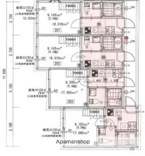 ウィングコート【2階】の間取り