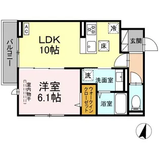 ルリアン西寺尾I【1階】の間取り