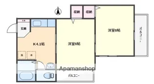 コンフォルト逗子【2階】の間取り