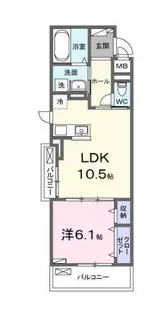N.チェントロ相模原【3階】の間取り