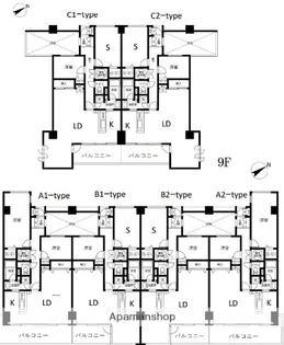 TLRレジデンス磯子駅前(旧マーレ磯子ビル)【3階】の間取り