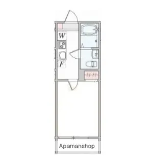 アザーレ・キュリオス宮崎台【3階】の間取り