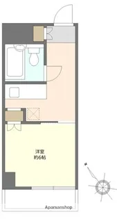 スカイパレス町田【2階】の間取り